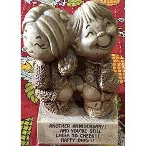 Vintage Another Anniversary And You're Still Cheek To Cheek  Paula 1972 Figurine